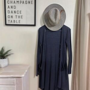 Free People Navy Blue Cardigan